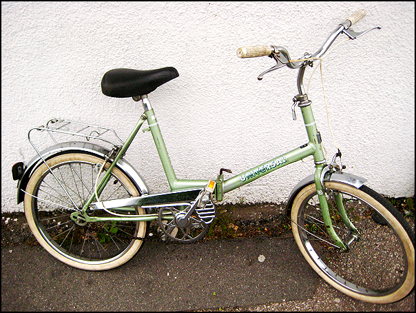 green bike
